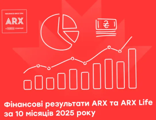 Фінансові результати ARX та ARX Life за 10 місяців 2025 р.