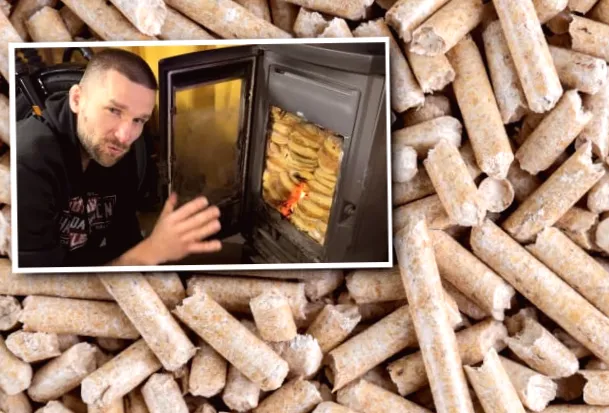 Польський блогер використав пончики для опалення будинку, економлячи на пелетах.