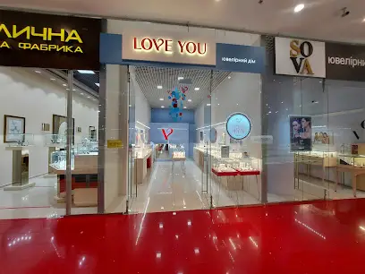 Love You jewelry house - ювелірний магазин, золоті сережки, золоті кільця
