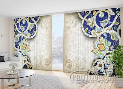 ЗD Фото Штора