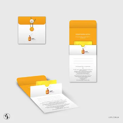 l-site. Разработка логотипа, фирменного стиля, визитки, упаковки