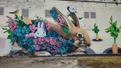 Мурал "Зайченята"