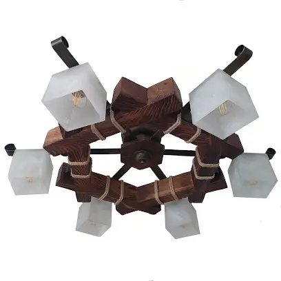 Люстри з дерева