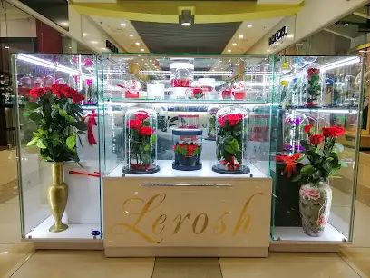 Троянда в колбі LEROSH. Офіційне виробництво Роза в колбе